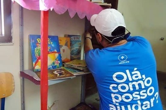 Escola Municipal Eudo José Alves, limpeza e melhoria nas instalações, Natal RN<br />Foto Thiago Roque  [Acervo Igreja Assembleia de Deus Vitória em Cristo/Projeto Josué]