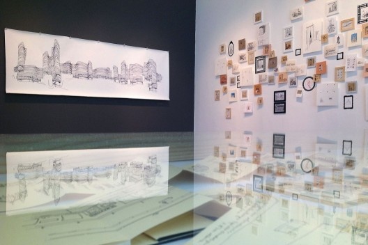 “Arquitetura do Desenho”, MCB, sala 5, São Paulo, 2012. <br />Foto Zeuler Lima 