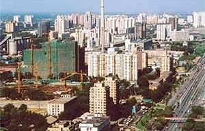 Expansão urbana na zona leste de Pequim, China<br />Foto Shi Guorui 