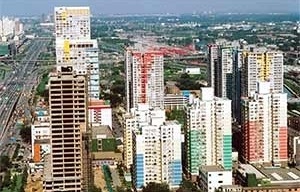 Expansão urbana na zona leste de Pequim, China<br />Foto Shi Guorui 