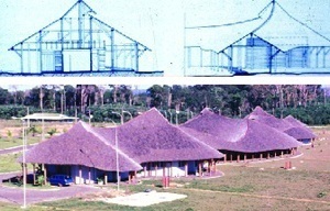 Centro de Proteção Ambiental Usina Hidrelétrica  de Balbina, Manaus, 1983-1988, Arquiteto Severiano Porto