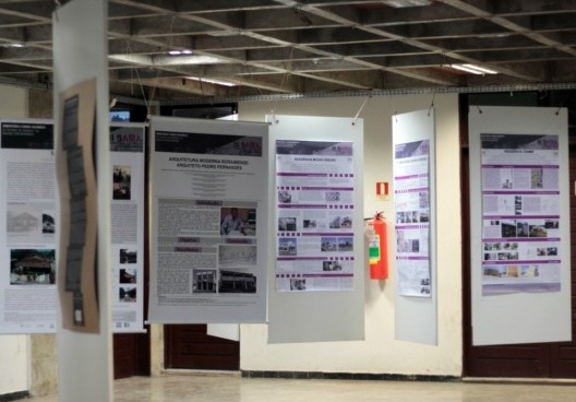 III SAMA, exposições de trabalhos de temática “Arquitetura Moderna”<br />Foto Rebeca Ferreira  [LAHCA-FAU/UFPA]