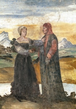 Laura di Sade e Francesco Petrarca (c. 14-19)<br />Autor anônimo  [Wikimedia Commons]