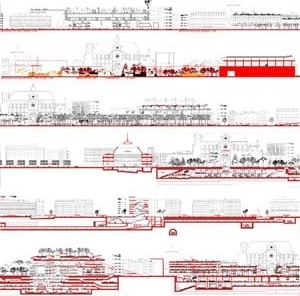 Concurso para reurbanização de Le Halles, Paris. Projeto de MVRDV / Winy Maas [Projet Les Halles]