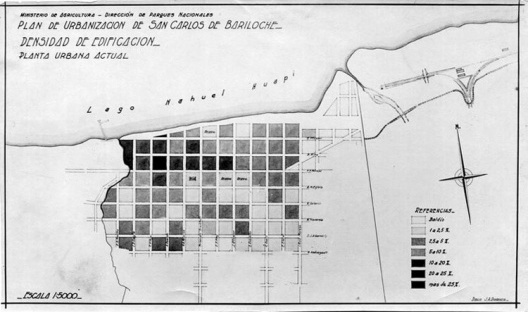 Proyecto urbano de Estrada para Bariloche, 1937-1940 [Colección familia Estrada]