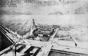 Proyecto para el Parque del Retiro, Buenos Aires, 1935