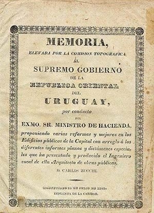 Documento de reformas y mejoras en los edificios publicos de Montevideo [Arquivo Cedodal]