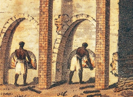 Engenho de Açúcar, século 19 (detalhe), pintura de Henry Koster<br />Imagem divulgação  [Arquivo Nacional]