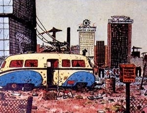 JANO/TRAMBER (desenho/texto) Kébra: Fait comme un rat, 1982. Humanóides associes