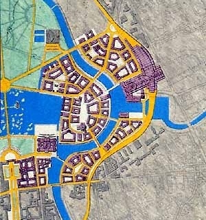 Concurso para Centro Governamental de Berlim, projeto de Leon Krier e Rob Krier