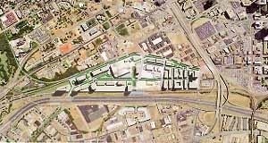 Desenho urbano para o Distrito de Victory, Dallas, EUA. Arquiteto Koetter Kim