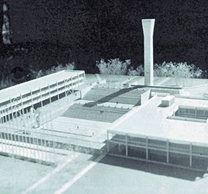 Fig. 8 - Maquete de E. Duhart [Fundo Emilio Duhart H., Arquivo de originais SLGM. FADEUC]