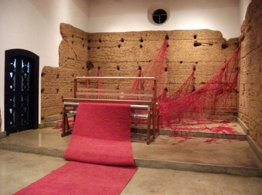 Tatiana Blass, Penélope, 2011. Site specific para Capela do Morumbi, SP.<br />Foto divulgação 