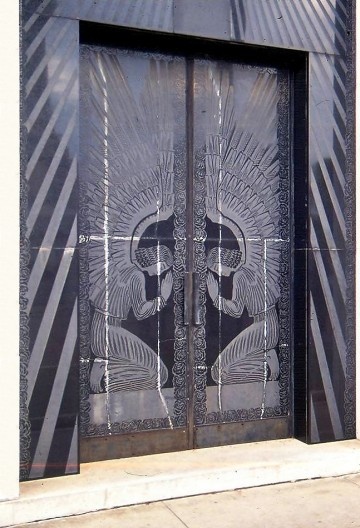 Mausoléu de Catalina  de Lasa, Desenho de Lalique, 1933<br />Foto Roberto Segre 