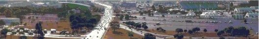  	A mesma área do Eixo Monumental Oeste, fotografada em épocas diferentes, revela as transformações da cidade “real” em função da constante reconfiguração da cidade latente