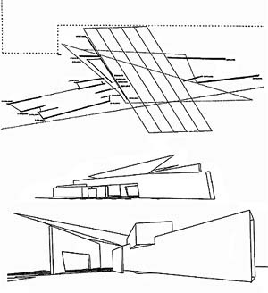 Vitra Fire Station, Wel am Rhein, Alemanha. Zaha Hadid, 1990