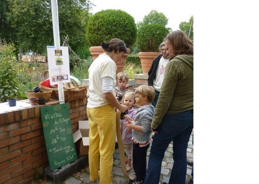 Bercy Park: Hortas durante a Festa dos Jardins: educação, recreação e contato direto com a natureza. <br />Foto Cecilia Herzog 