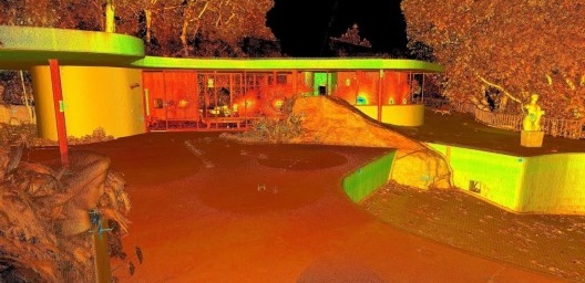 Casa das Canoas, digitalização 3D<br />DIAPReM / Università di Ferrara 