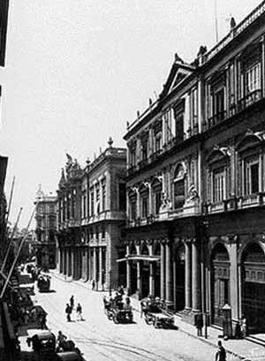 Rua Primeiro de Março, Rio de Janeiro<br />Foto Marc Ferrez  [http://www.kippenhan.net]