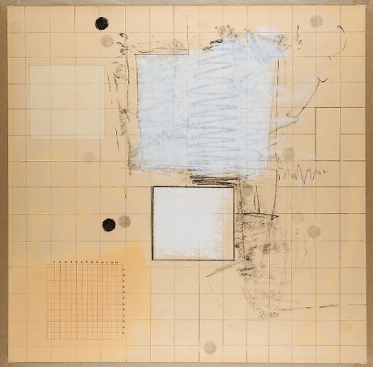 Robert Ryman, “Drawing with Numbers”, c.1963<br />Imagem divulgação  [Art Institute Chicago / Cortesia Pace Wildenstein]