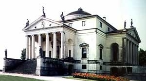 Villa La Rotonda, Andrea Palladio. O "espaço da arquitetura", tradicionalmente ligado à arte em situações monumentais<br />Foto Abilio Guerra 