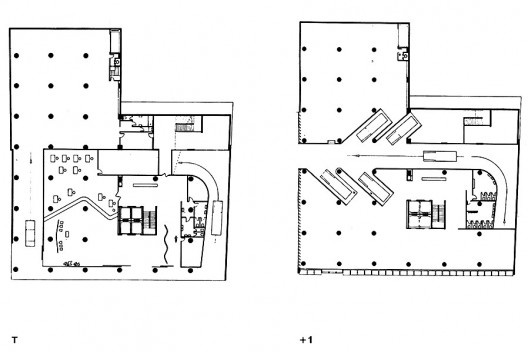 O Cruzeiro, planos<br />Imagem divulgação  [PAPADAKI, Stamo. <i>The Work of Oscar Niemeyer</i>, 1950]
