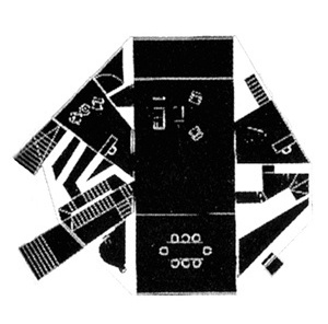 Casa Y2K, diagrama, 1988. Arquiteto Rem Koolhaas [Office for Metropolitan Architecture]