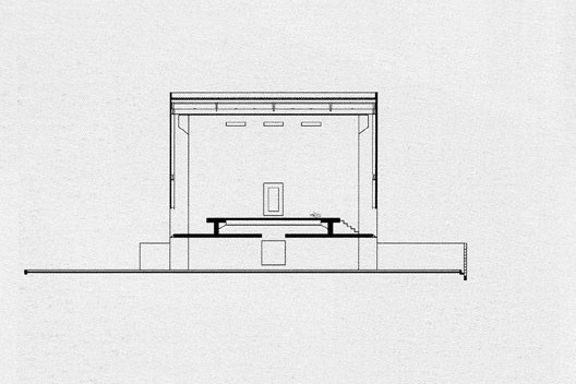 Loja Forma, corte transversal, São Paulo, 1987. Arquiteto Paulo Mendes da Rocha<br />Imagem divulgação  [PIÑÓN, Helio. Paulo Mendes da Rocha. São Paulo, Romano Guerra Editora, 2002]