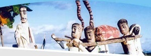 Instalação do artista "Véio"