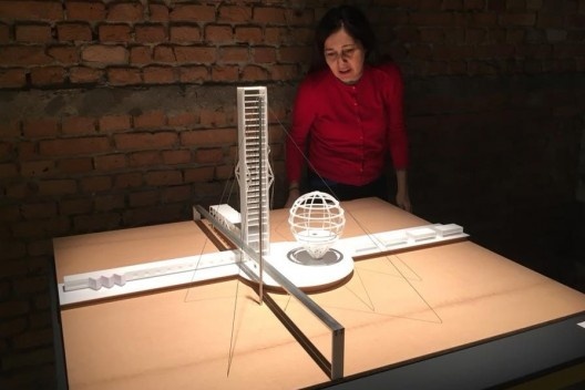 Exposição <i>Vkhutemas: o futuro em construção (1918-2018)</i>, Instituto Lênin de Leonídov, , recriação Goma Oficina/Guilherme Tanaka<br />Foto Abilio Guerra 