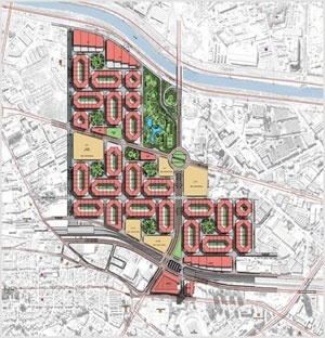 Estrutura urbana proposta