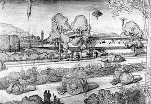 Broadacre City, arquiteto Frank Lloyd Wright