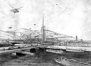Broadacre City, arquiteto Frank Lloyd Wright