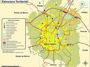 Estrutura Territorial da Cidade do Mexico