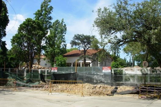 Demolición de la Casa de las Tejas<br />Foto Martín Fusco 