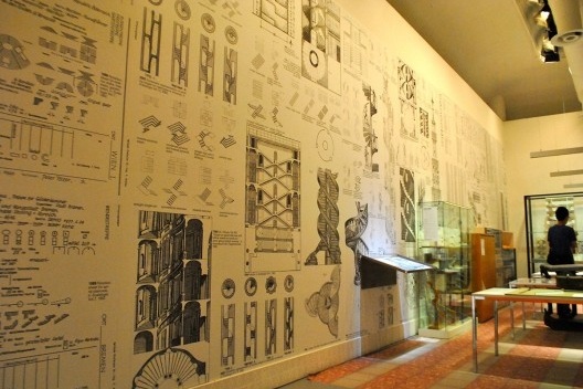 A pesquisa arquivística em Elements of Architecture, Bienal de Veneza 2014<br />Foto Mariana Lunardi Vetrone 
