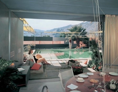 Residencia Frey I, arquitecto Albert Frey, Palm Springs, 1956<br />Foto Julius Shulman 