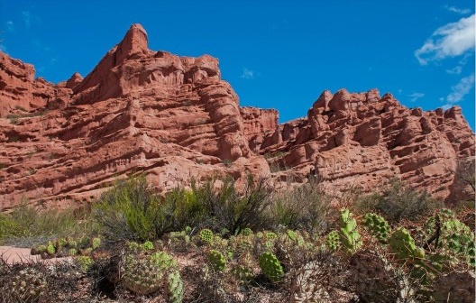 Montanha na Rodovia Cafayate, Salta, Argentina<br />Foto José Tabacow 