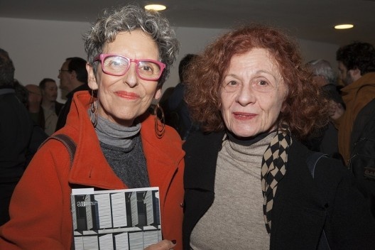 Raquel Rolnik e Sarah Feldman, festa de lançamento do livro “Abrahão Sanovicz, arquiteto”, IAB/SP, 22 ago. 2017<br />Foto Fabia Mercadante 