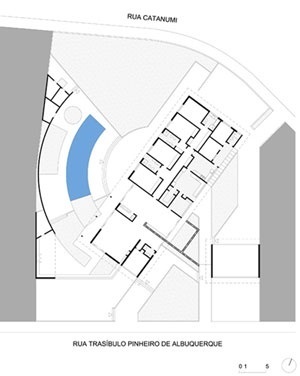 Fig. 8: Planta. Casa de Interlagos, Jon Maitrejean, 1967 [ver nota 9]