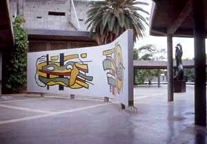 Fernand Legér's Mural and Henri Larurens’ Amphion. <br />Foto Roselia Sánchez 