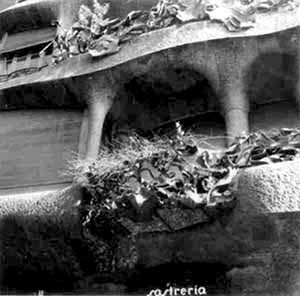 La Pedrera, Barcelona, Arquiteto Antoni Gaudí<br />Foto Lina Bo Bardi 