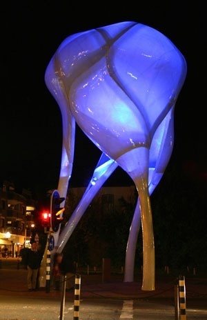 D-Tower (1998-2001), NOX architekten, Doetinchem, Holanda. Obra de arte que mapeia as emoções dos habitantes da cidade
