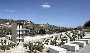 Cementerio de Armea en Sanremo, Italia, 2003. Aldo Amoretti y Marco Calvi<br />Foto Aldo Amoretti 