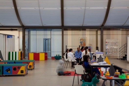 Hospital Sarah Lago, Brasília DF. Arquiteto João Filgueiras Lima, Lelé<br />Foto Nelson Kon 