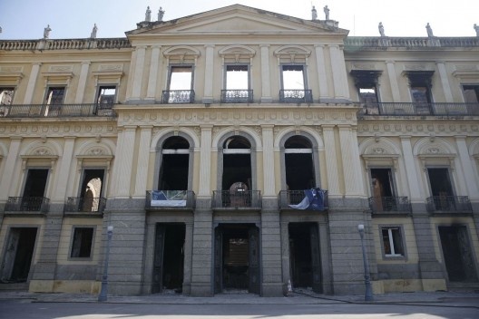 Museu Nacional no Rio de Janeiro após o rescaldo do incêndio<br />Foto Tomaz Silva  [Agência Brasil]