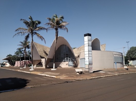 Centro Cívico de Miguelópolis, Miguelópolis SP, anos 1970. Arquiteto José Luiz Leporace Silva<br />Foto Mauro Ferreira 