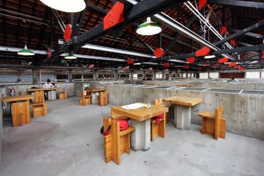 Sesc Pompeia, São Paulo. Arquiteta Lina Bo Bardi<br />Foto Bruno Dias 
