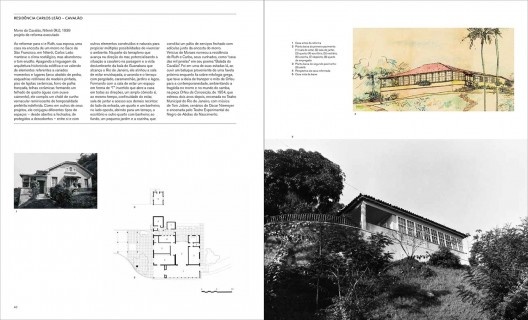 Páginas internas do livro <i>Carlos Leão: arquitetura</i>, organização de Jorge Czajkowski, Claudia Pinheiro, Sula Danowski e Roberto Conduru