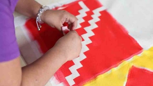 Concepção, construção e instalação da bandeira/fronteira<br />Foto divulgação 